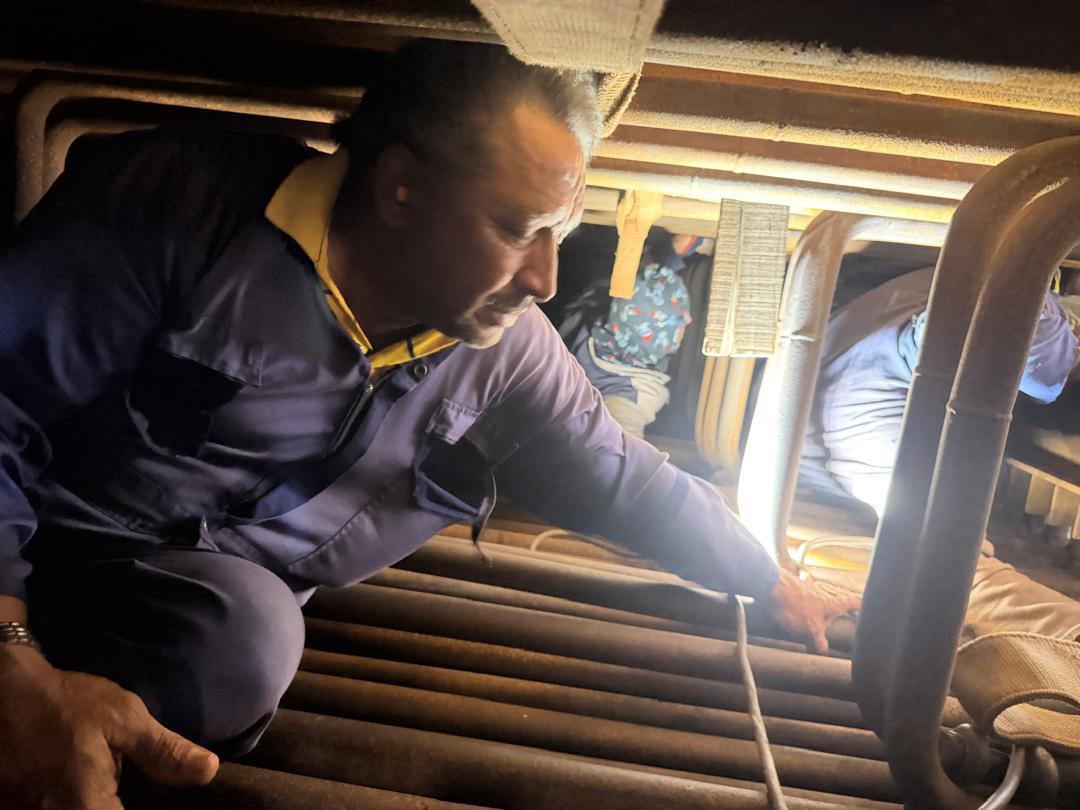 Inspección técnica de caldera industrial por personal certificado